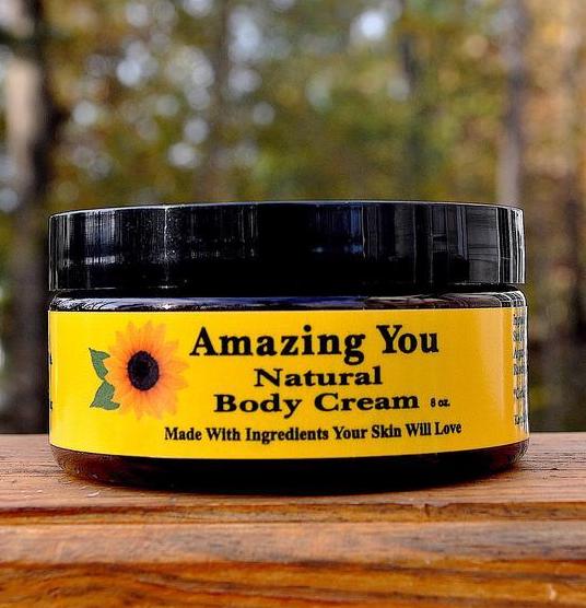 Natural Body Cream - 8 oz.